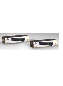 Gamma Portable Chargable Bluetooth Sound Bar Speaker RGB Heavy Bass Usb Sd Card Aux GT -419 Black RGB GAMING  - Image 2