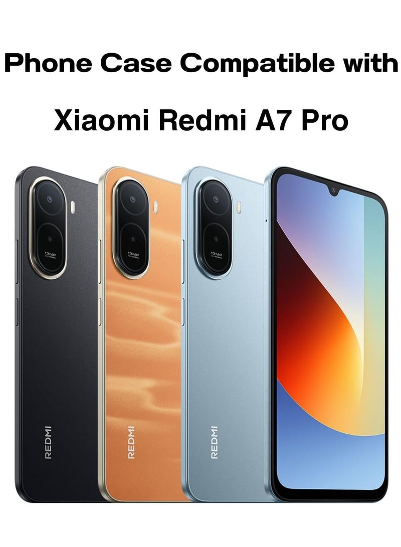 Xiaomi Redmi A7 Pro Case Silicone Lightweight Matte Finish Protective Cover For Redmi A7 Pro Anti-Scratch Camera Hole Protection Sweat-proof Case For Redmi A7 Pro 6.9-inch - Image 2