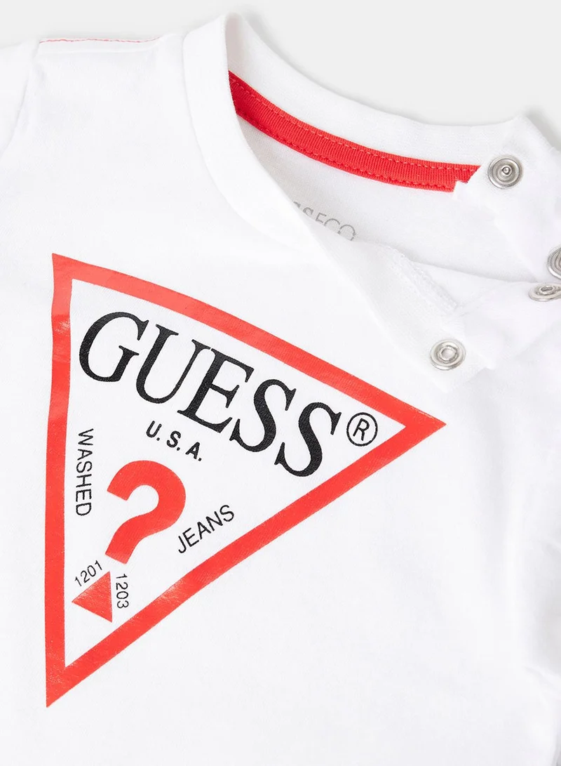 GUESS Infant Triangle Logo T-Shirt