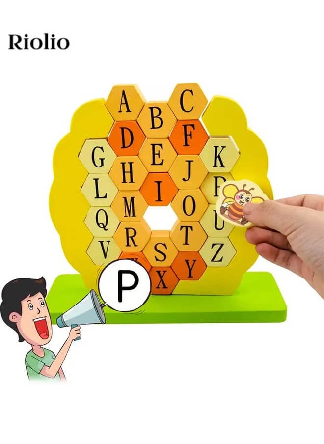 Bees Spelling Wooden Stacking Alphabets Blocks Educational Toy - pzsku/Z5B2B3C9B8D4901EF7666Z/45/_/1728619102/18e017de-0bc2-4748-a2fb-59438c46d50b