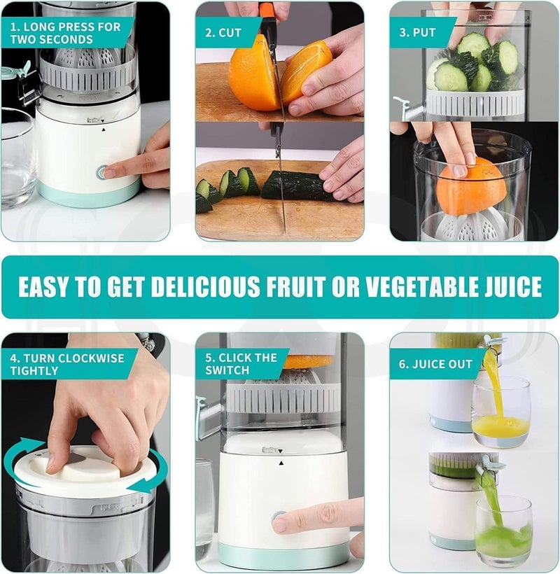Drumstone Limited Time Summer Season With 15 Years WarrantyAutomatic Citrus Fruit Juicer Electrical Orange Juicer Squeezer Electric Lemon Juicerfor Kitchen Juicer With USB Best Juicer - Image 3