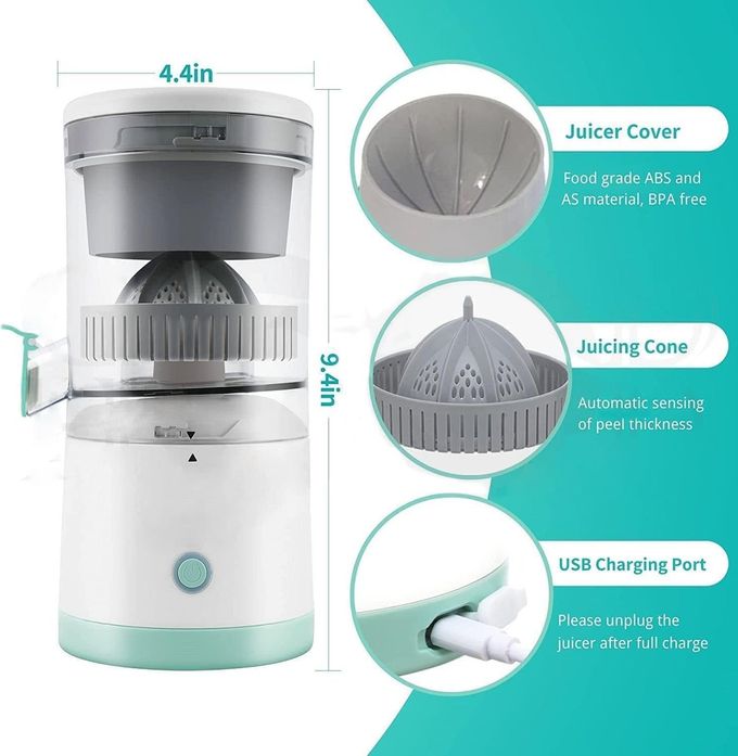 Drumstone Limited Time Summer Season With 15 Years WarrantyAutomatic Citrus Fruit Juicer Electrical Orange Juicer Squeezer Electric Lemon Juicerfor Kitchen Juicer With USB Best Juicer - Image 2