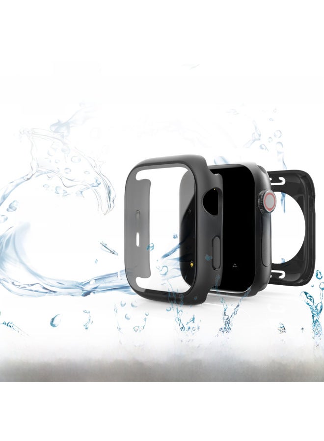 Applicable To Apple Watch Iwatch9/8/7/6 Waterproof Protective Shell Ultra49mm Case Film All-in-One Watch Case-Color:Original Machine Silver (bare Film)-Exterior Dimension:S10 - 46mm (10th Generation) - Image 2