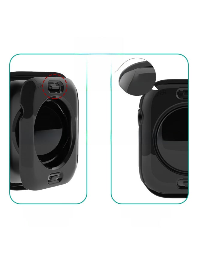 Applicable To Apple Watch Iwatch9/8/7/6 Waterproof Protective Shell Ultra49mm Case Film All-in-One Watch Case-Color:Original Machine Silver (bare Film)-Exterior Dimension:S10 - 46mm (10th Generation) - Image 5
