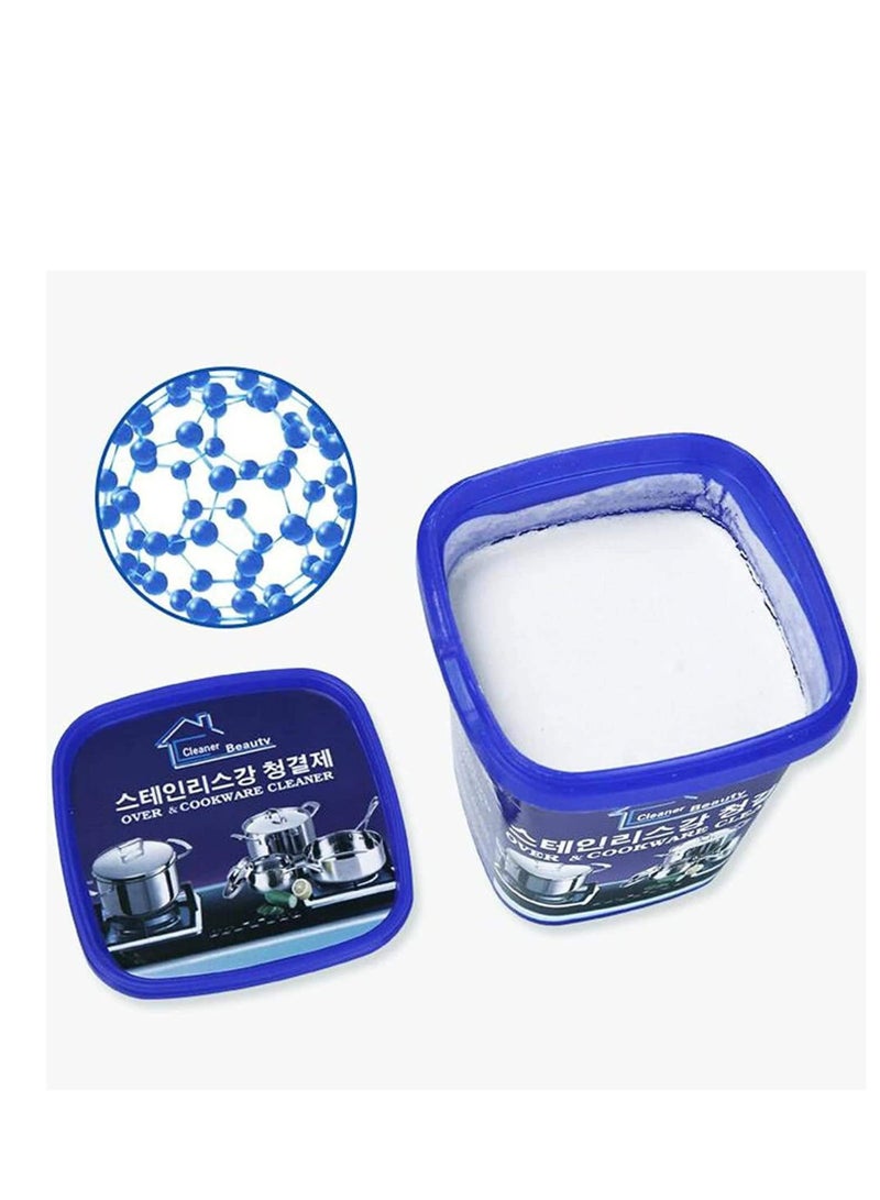 Heavy-Duty Oven & Cookware Cleaner Powder (500g) – Multi-Purpose Cleaning Paste for Stainless Steel, Pans, Grills & Stovetops – Powerful Burnt Grease & Stain Remover - Image 2