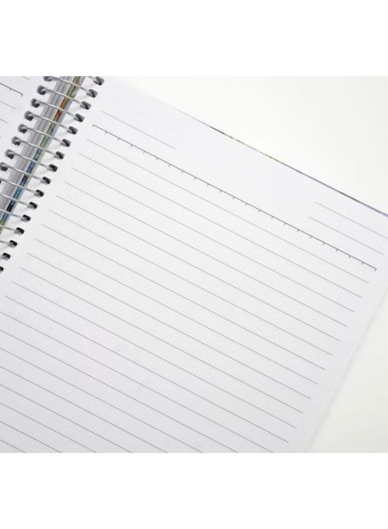 Borg El Arab Printed A5 Sketchbook Wirebound 200 Sheets  - Image 2