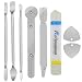 Haojiaho Spudger Pry Tool Kit 8 Piece Opening Tool Metal Spudger Tool Kit UltraThin Prying Open Tool for iPhone Laptop iPad Cell Phone MacBook Tablet Computer Electronics Repair - Image 2