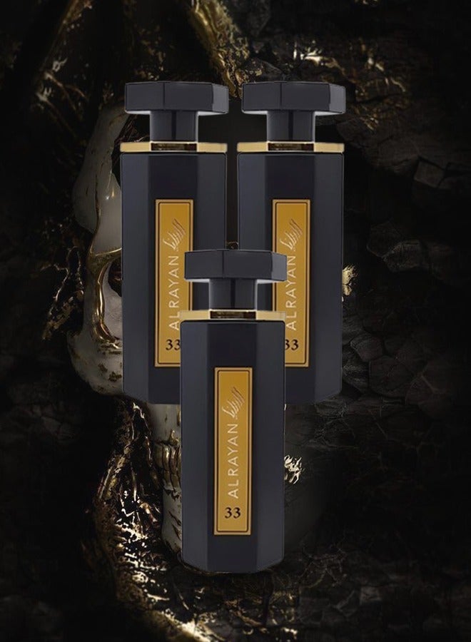 Alrayan 3 Pieces Alrayan Perfume 33 For Men 100ml EDP - Image 1