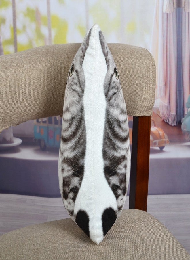 JWH 3D Animal Cat Shaped Accent Pillows Decorative Cushions Lifelike Throw Pillow Pet Creative Stuffed Plush Girls Boys Gifts Home Bed Living Room Office Farmhouse Sofa Couch Decor - Image 5