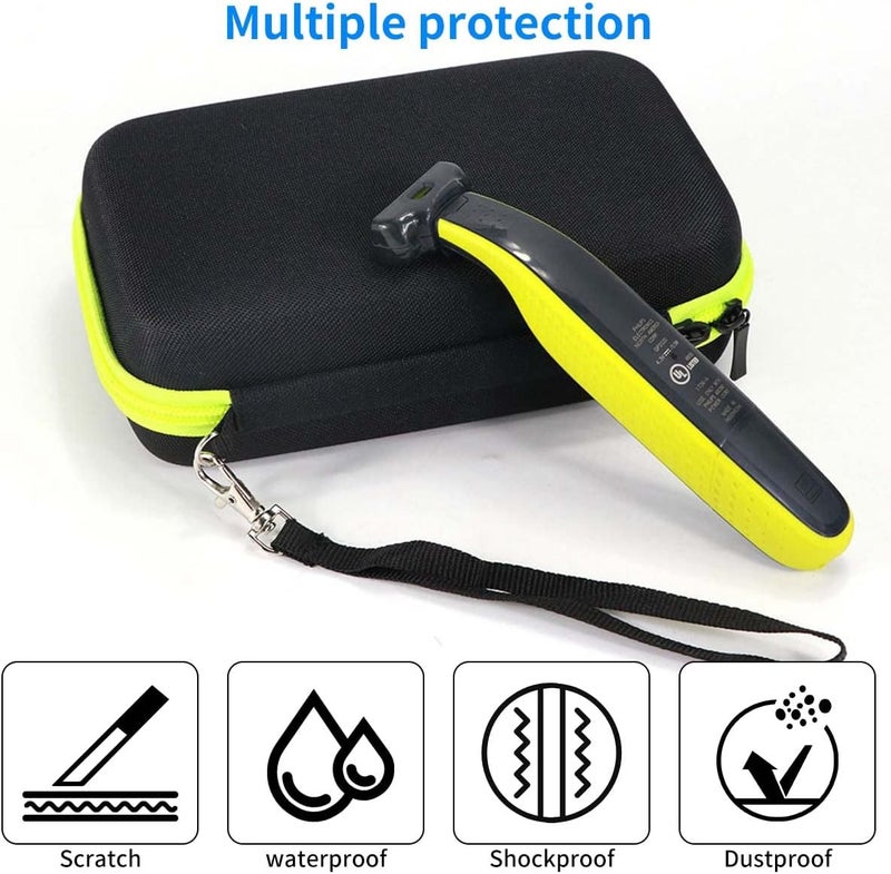 ELEPHANTBOAT Universal design ® Storage Bag Oneblade Case for Philips Shaver Suit for Philips Norelco OneBlade QP2525 QP2520 QP2530 QP2570 QP2620 QP2630, Philips Norelco OneBlade Organizer Bag Light precision processed material - Image 4