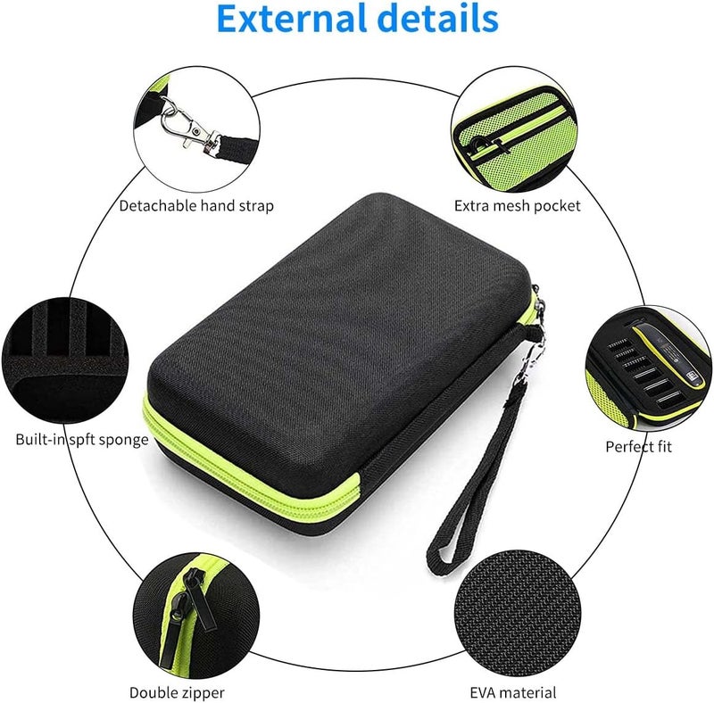ELEPHANTBOAT Universal design ® Storage Bag Oneblade Case for Philips Shaver Suit for Philips Norelco OneBlade QP2525 QP2520 QP2530 QP2570 QP2620 QP2630, Philips Norelco OneBlade Organizer Bag Light precision processed material - Image 3