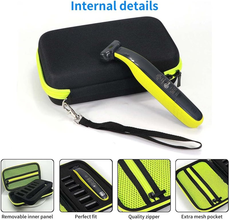 ELEPHANTBOAT Universal design ® Storage Bag Oneblade Case for Philips Shaver Suit for Philips Norelco OneBlade QP2525 QP2520 QP2530 QP2570 QP2620 QP2630, Philips Norelco OneBlade Organizer Bag Light precision processed material - Image 2