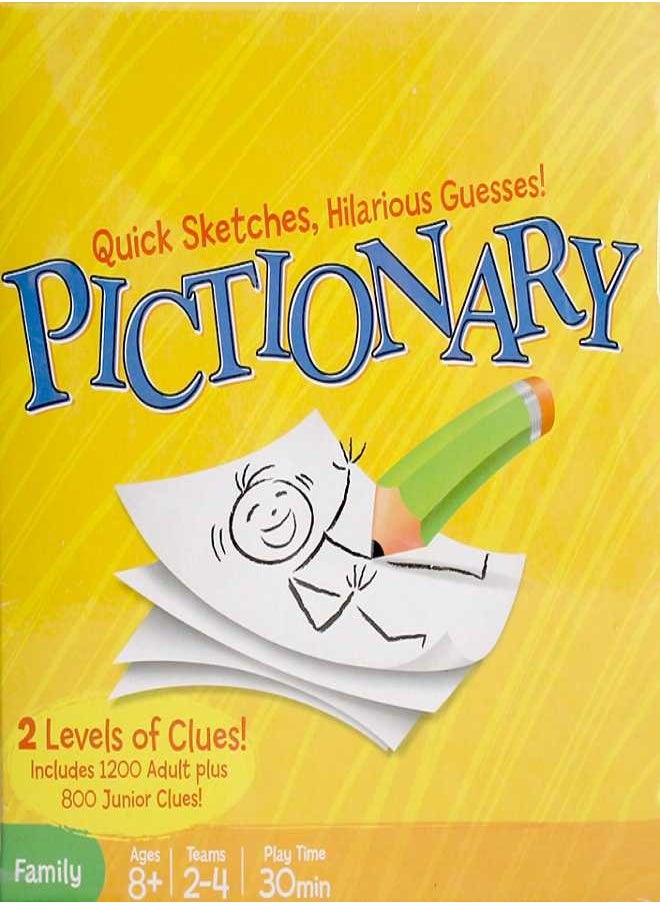 Mattel Games Pictionary (Yellow) - Board Game  - Image 1