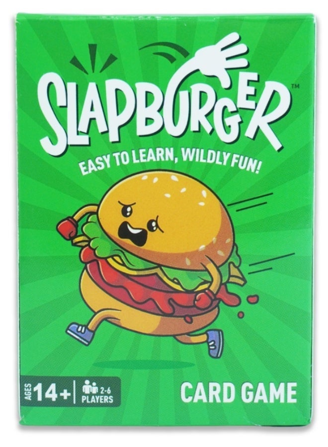 Slapburger Card Games - Fun Family Party Games for Kids & Adults | Ages 14+| 2-6 Players - Image 1