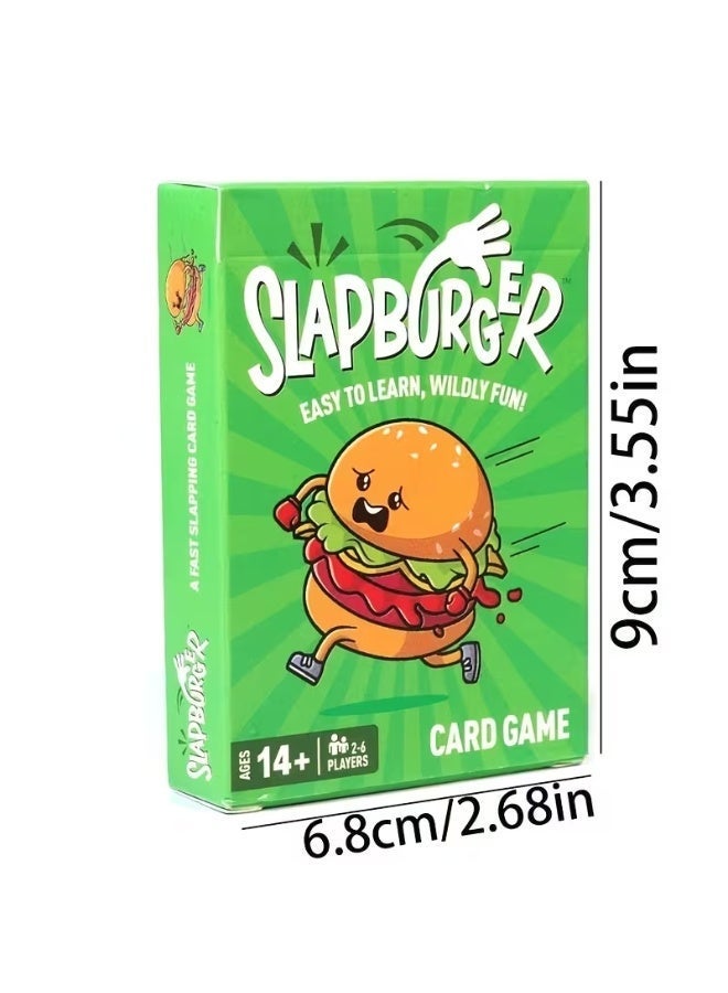 Slapburger Card Games - Fun Family Party Games for Kids & Adults | Ages 14+| 2-6 Players - Image 2