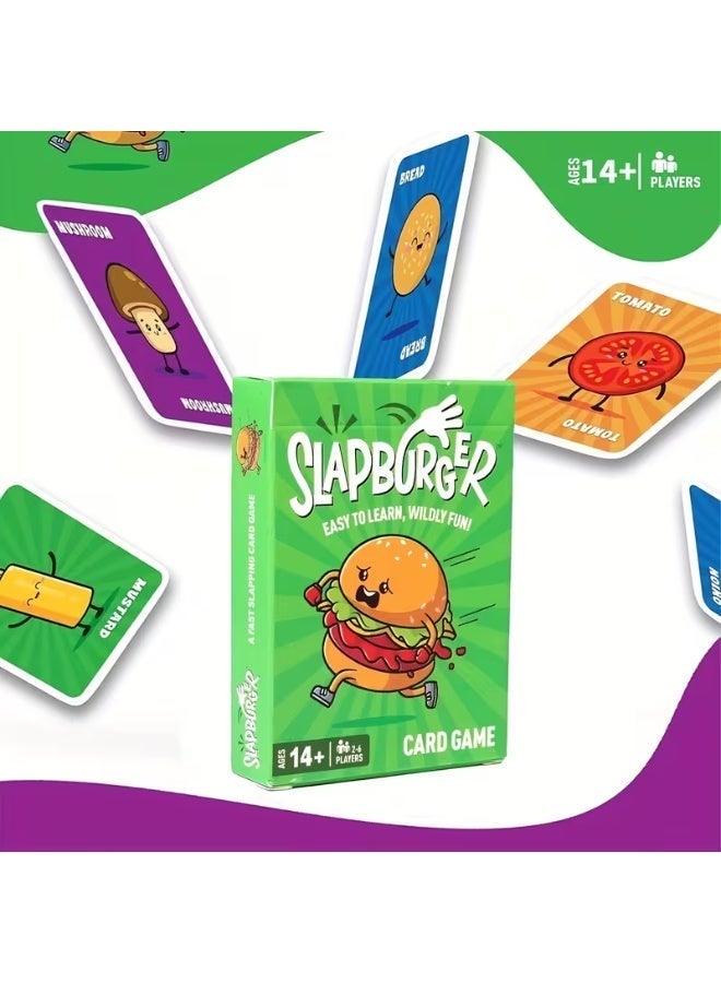 Slapburger Card Games - Fun Family Party Games for Kids & Adults | Ages 14+| 2-6 Players - Image 3