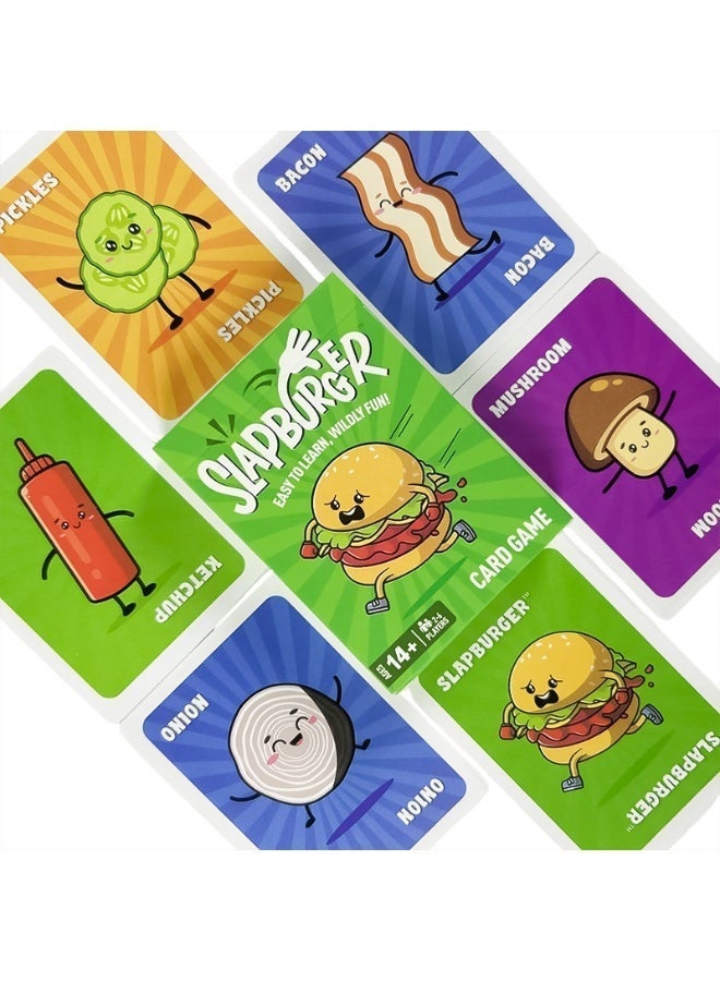 Slapburger Card Games - Fun Family Party Games for Kids & Adults | Ages 14+| 2-6 Players - Image 4