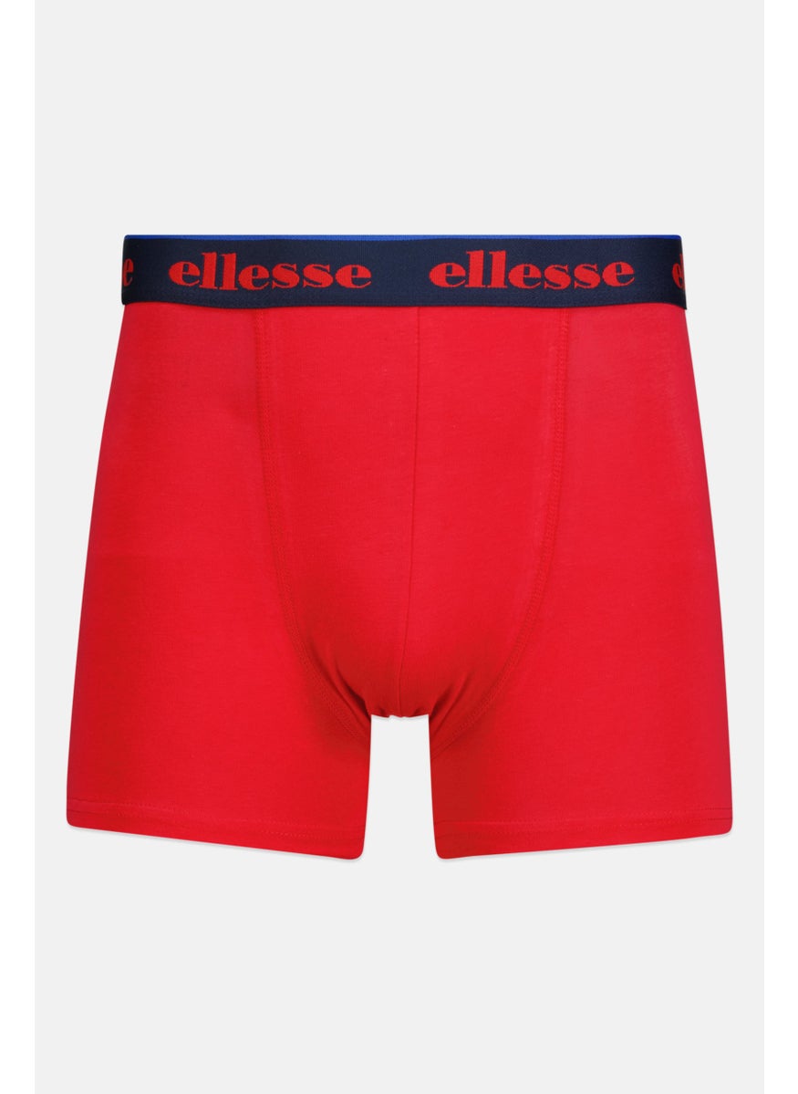 Ellesse Men 3 Pieces Brand Logo Trunks, Multicolor  - Image 3