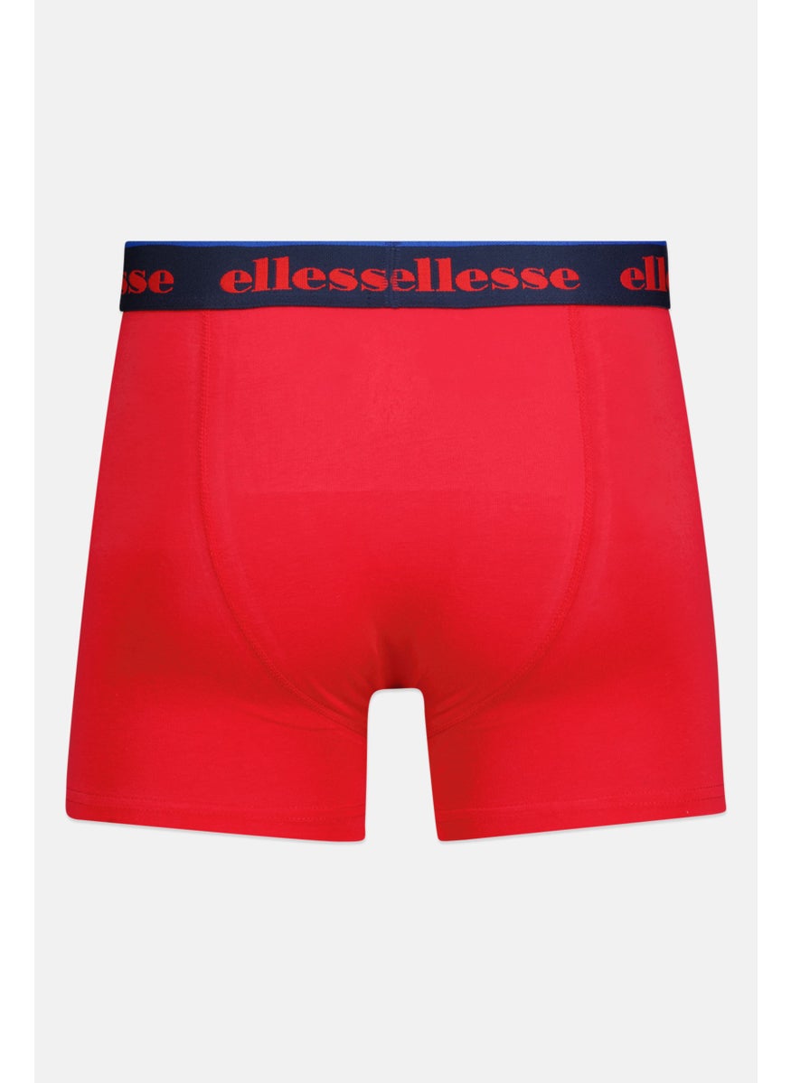 Ellesse Men 3 Pieces Brand Logo Trunks, Multicolor  - Image 4