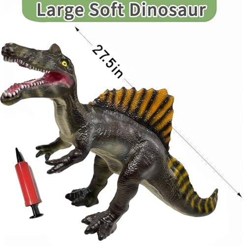 YONGJULE Large Dinosaur Toys 275 Spinosaurus Soft Dinosaur Toys for Kids 35 Big Inflatable Dino for Boys Girls Toddler Party Favors Birthday Gifts - Image 5