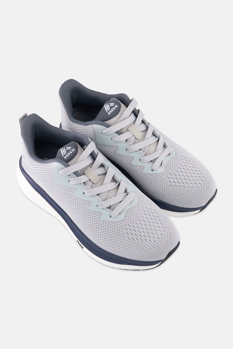 RBX Men Lace Up Training Shoes, Grey - Image 2