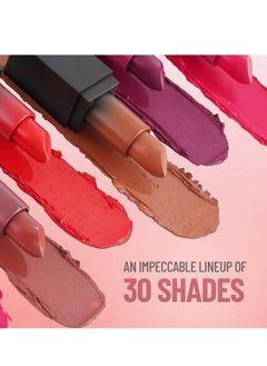 Swiss Beauty Swiss Beauty Hd Matte Pigmented Smudge Proof Lipstick Orange Red 3.5G  - Image 3
