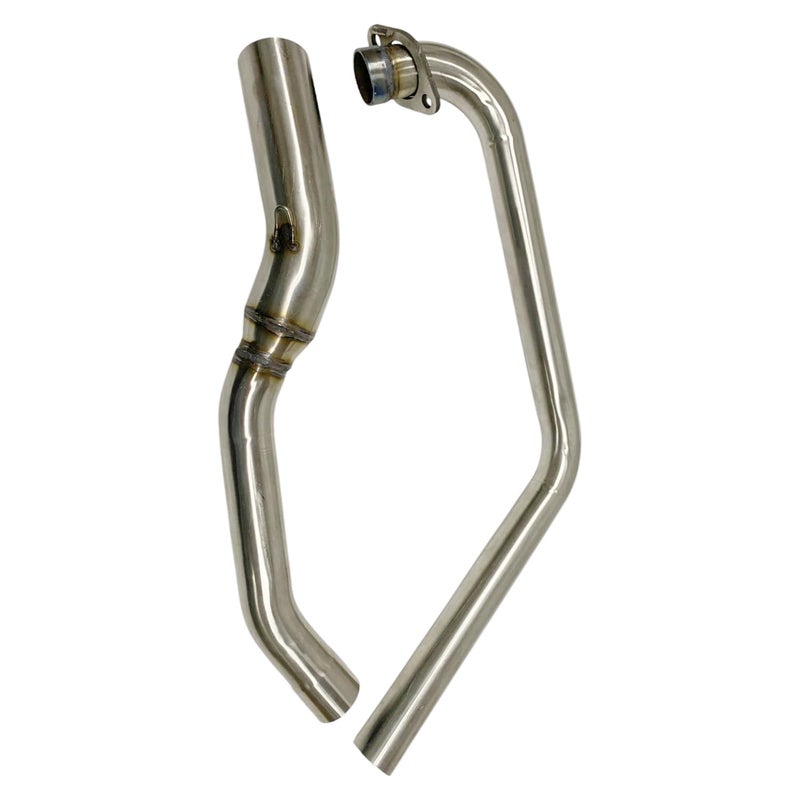 OZANGO Bike Silencer Pipe Muffler Pipe for Stainless Steel Exhaust Bend PipeCompatible With TVS Apache RTR 180 - Image 2