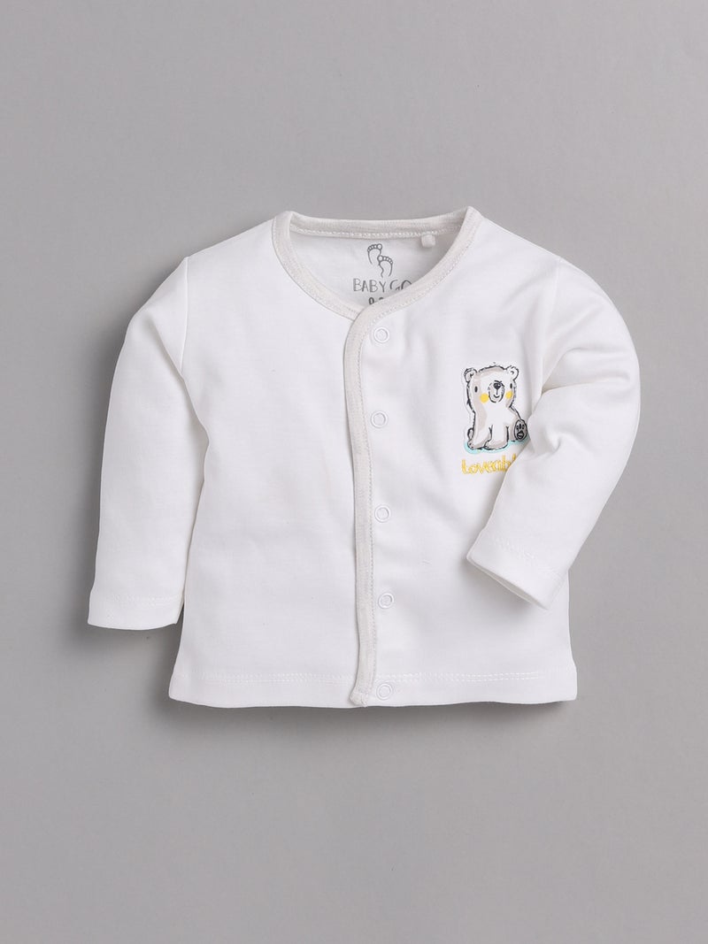 BABY GO Full Sleeve Clothing Set for Baby Boys & Girls | Baby T-Shirts|Pack of 3 - Image 4