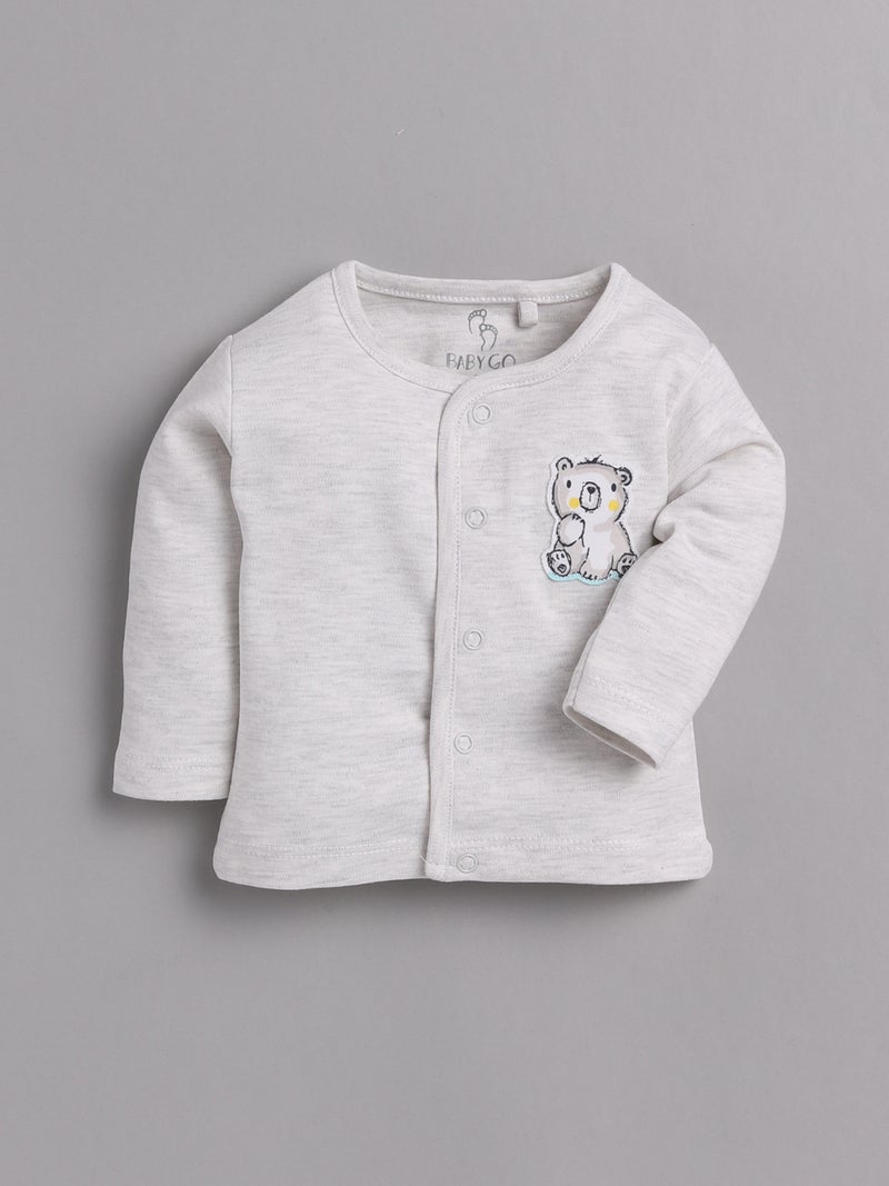 BABY GO Full Sleeve Clothing Set for Baby Boys & Girls | Baby T-Shirts|Pack of 3 - Image 2