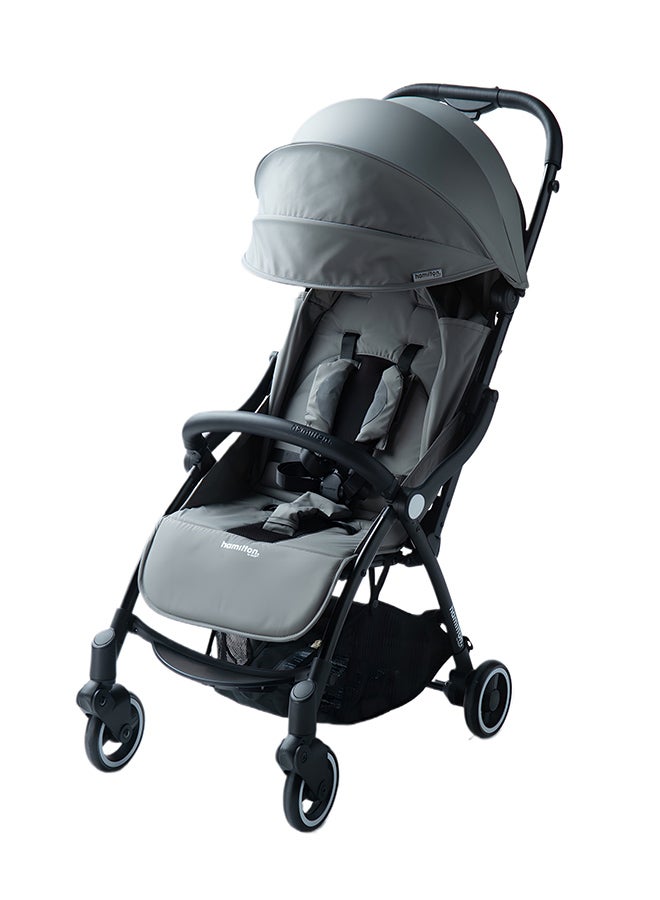 Hamilton Everyday Stroller Grey MagicFold Cabin-Size Infant to 6 Years Travel System Ready SPF 50+ Canopy Magnetic Buckle Lightweight All-Wheel Suspension - Image 1