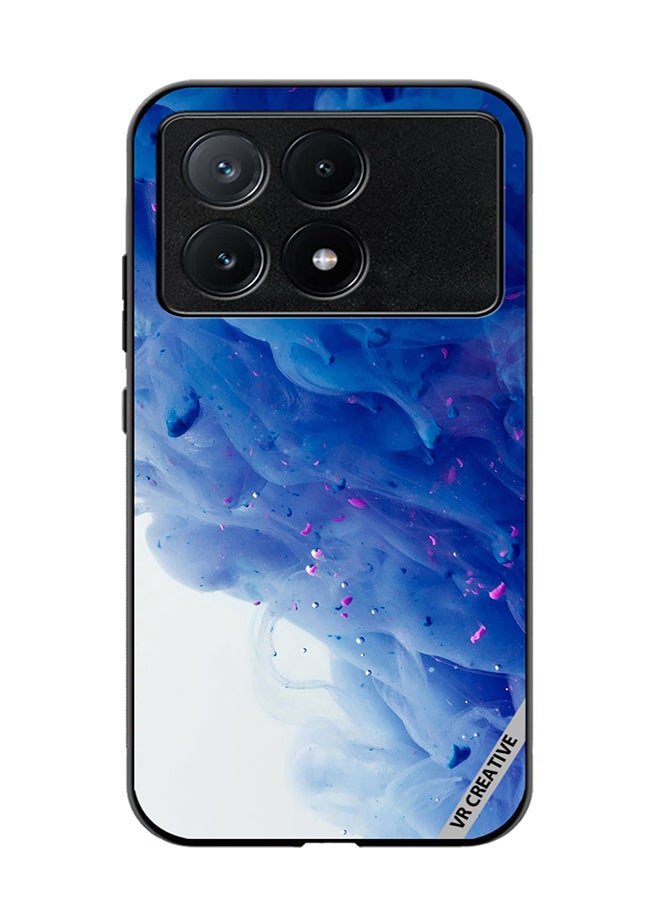 VR CREATIVE Protective Case Cover For Xiaomi Poco X6 Pro Blue Abstract Design Multicolour - Image 1
