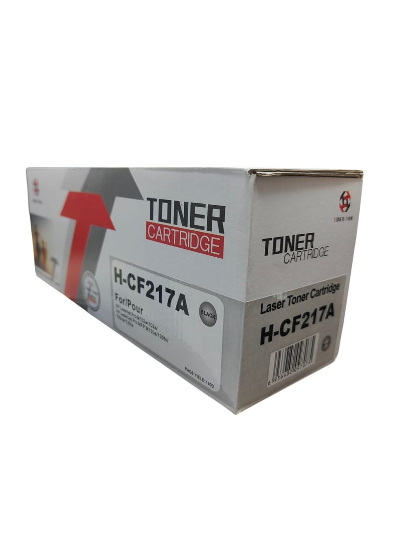 تونر كارتيدج تونر كارتج خرطوشة حبر 17a cf217a متوافقة مع اتش بي ليزر جيت برو m102 m102a m102w m130 m130a m130fn m130fw m130nw m132 m132a m132fn m132fp m132fw m132fw m1132fw m111 132nw M132Sfnw M132SNW أسود  - Image 1