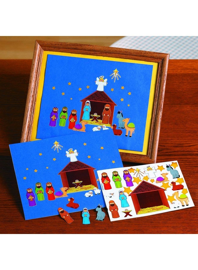 Fun Express Nativity Scene Stickers for Christmas, VBS, Sunday School and Christmas (12) - Image 4