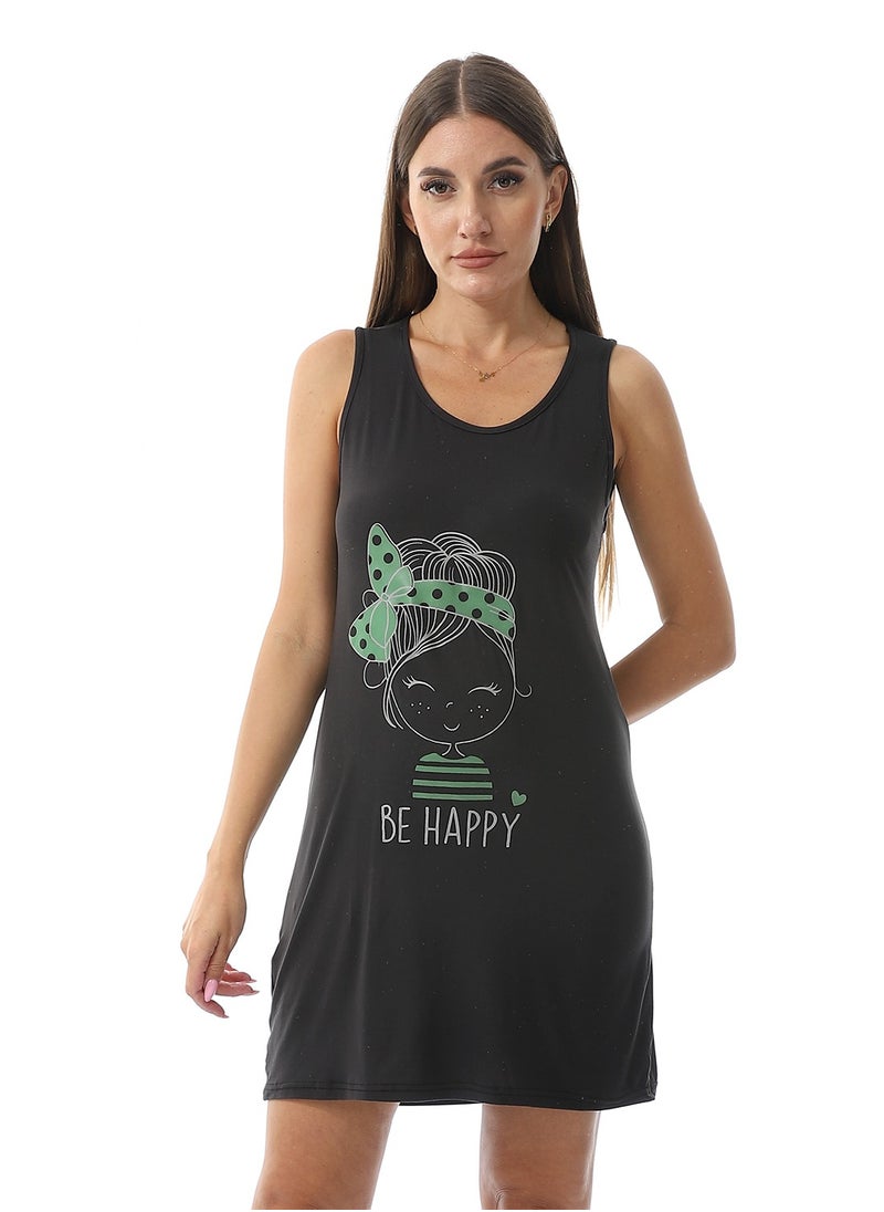 Caesar Home Wear Sleep Shirt Cash Mayo Dress Printed Photo  - Image 1