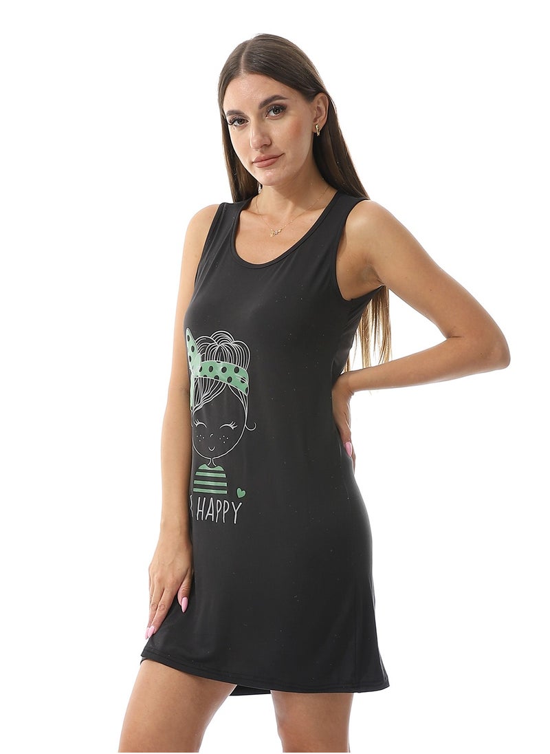 Caesar Home Wear Sleep Shirt Cash Mayo Dress Printed Photo  - Image 2