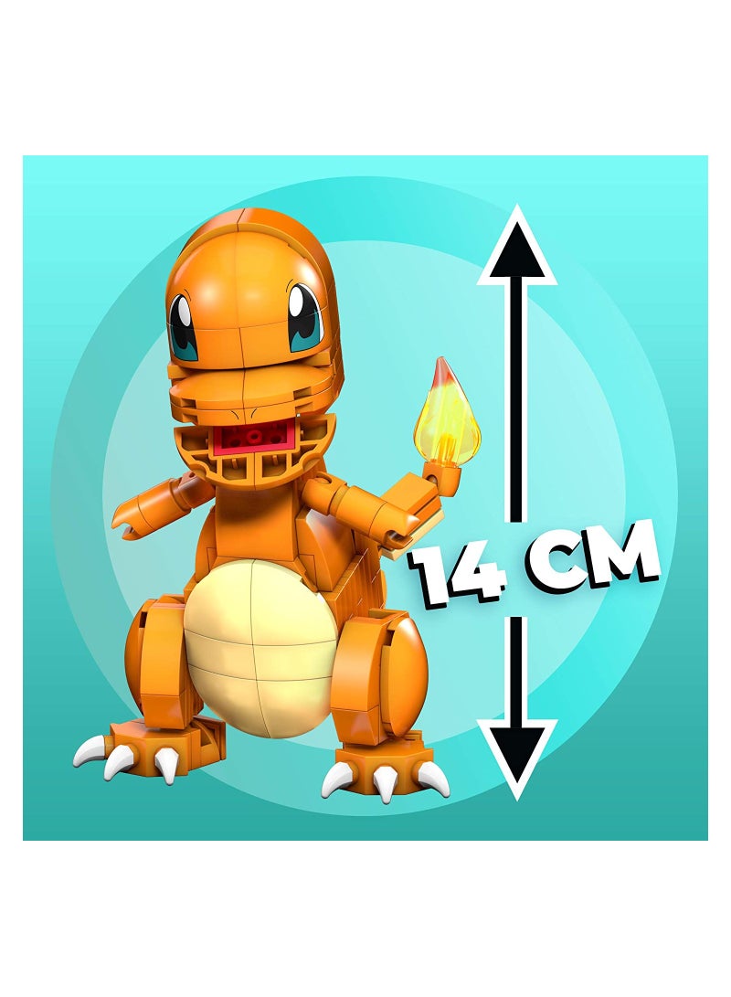 Mega Construx Pokemon Charmander Construction Set with Character Figure - Image 3