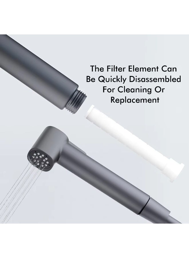 Portable Handheld Bidet Sprayer with Self-Cleaning Filter and Built-in Cotton Core - Image 3