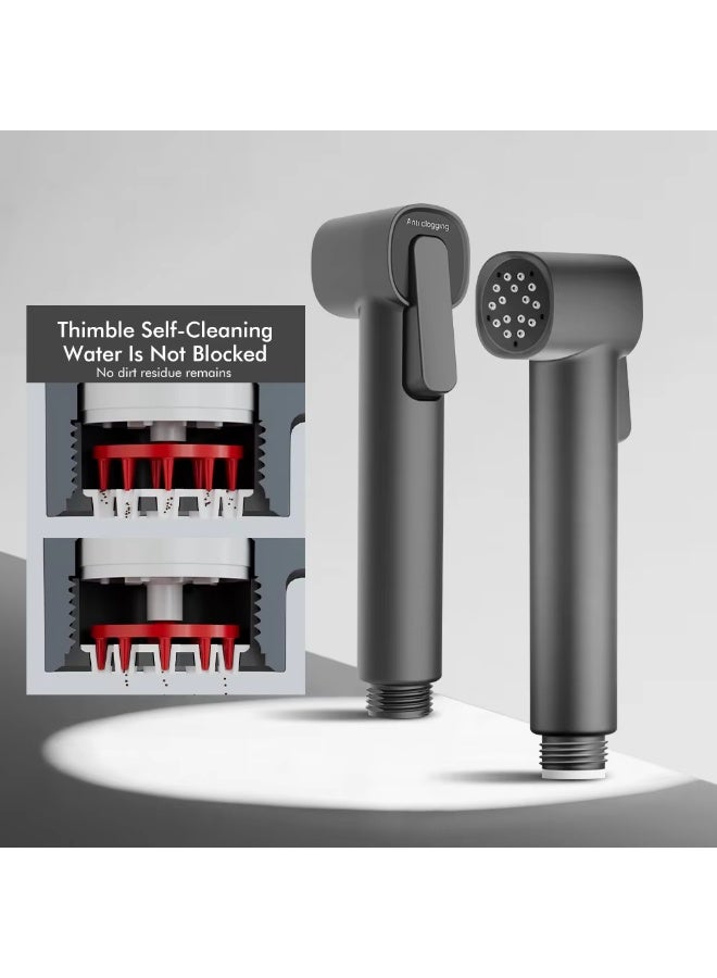 Portable Handheld Bidet Sprayer with Self-Cleaning Filter and Built-in Cotton Core - Image 2