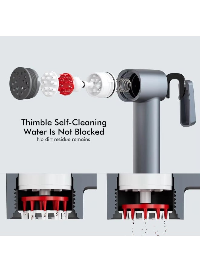 Portable Handheld Bidet Sprayer with Self-Cleaning Filter and Built-in Cotton Core - Image 4