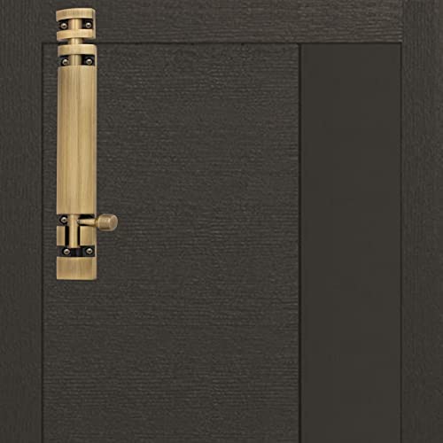 Atom 2 Pack, 4 inch Aluminum Tower Bolt | Brass Antique Finish | Home and Offices Doors and Windows Tower Bolt, TB002 - Image 4