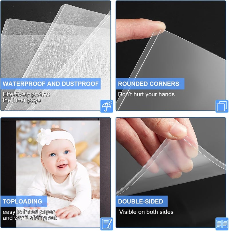 Sherr 2 Pcs 18 x 24 Inches Rigid Print Protectors Clear Hard Plastic Sheet Protectors Poster Sleeves for Protect Store and Display Photographs, Prints and Documents - Image 4