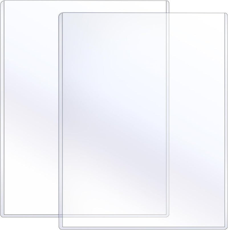 Sherr 2 Pcs 18 x 24 Inches Rigid Print Protectors Clear Hard Plastic Sheet Protectors Poster Sleeves for Protect Store and Display Photographs, Prints and Documents - Image 1