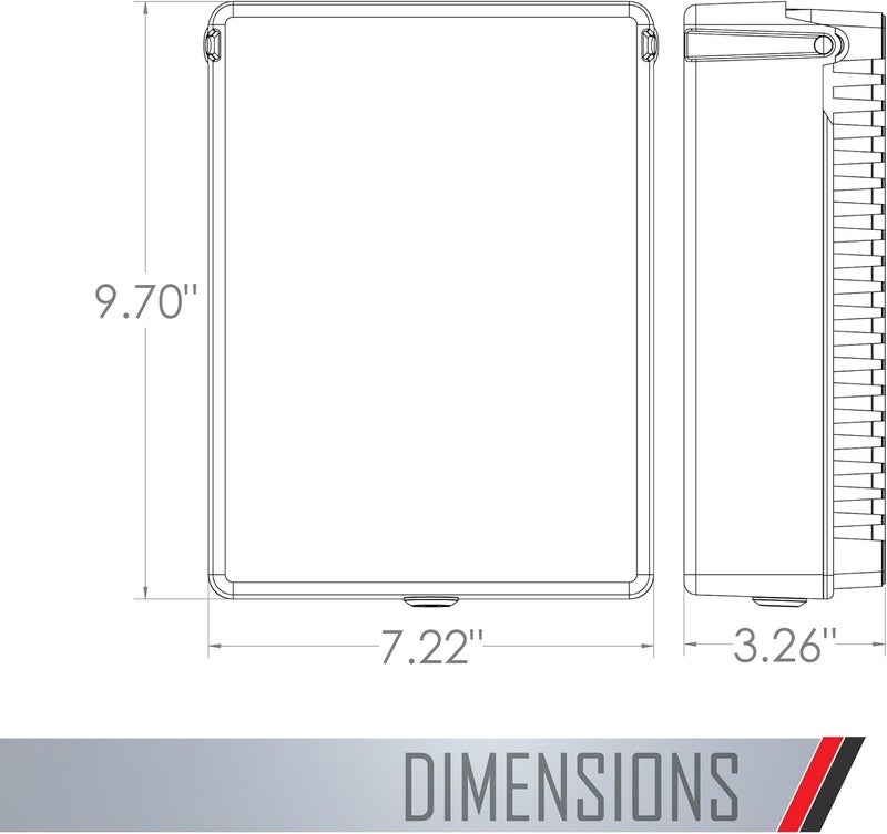 TayMac ZTC300 Plastic Thermostat Cover Low Profile, Large, Clear - Image 3
