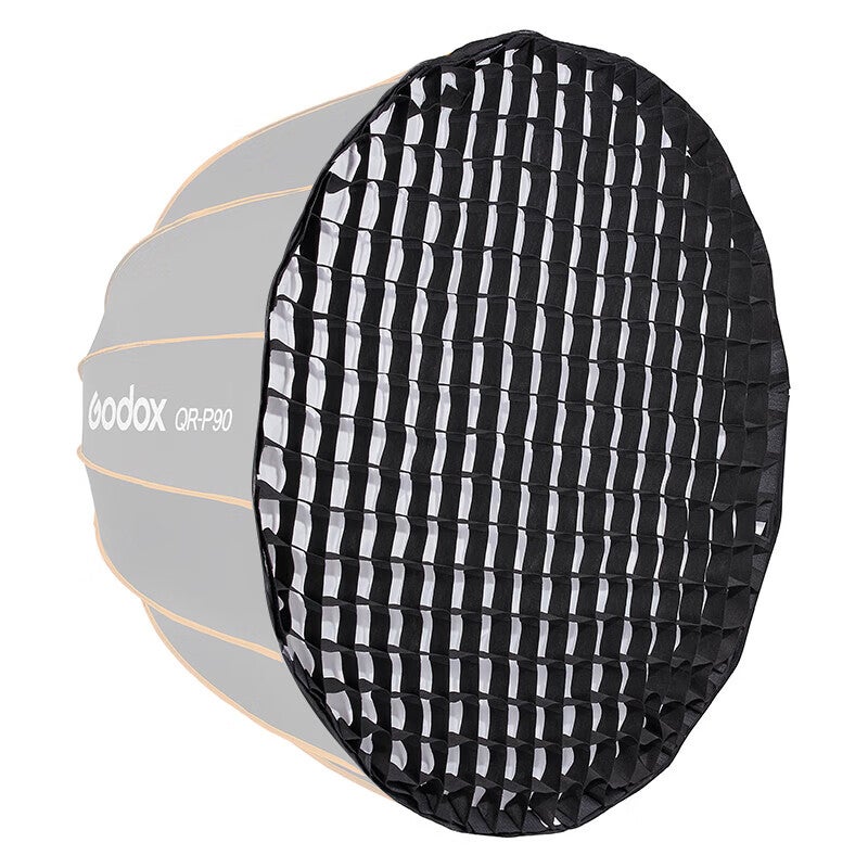 JD Jing Zao Godox QR-P90 Quick-Release Deep Softbox Umbrella Style Soft Light Diffuser Spherical Lantern Cover QR-P90 Single Grid - Image 4