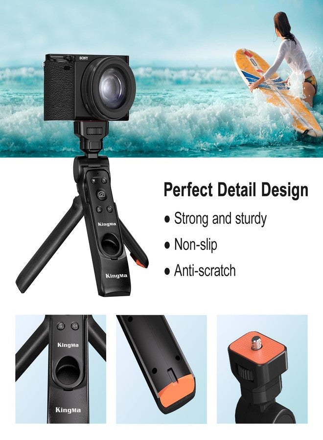 King Ma Camera Mini Tripod with Remote Handle Camera Tripods Small Camera Holder Compatible with Sony ZV-1F ZV-E10 ZV-1 ZV-E1 RX100VII & Canon EOS R8 R5 R10 R50 & Nikon Z50 COOLPIX P950 Z6 II Z fc Z30 - Image 5