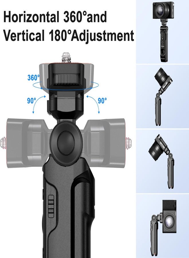 King Ma Camera Mini Tripod with Remote Handle Camera Tripods Small Camera Holder Compatible with Sony ZV-1F ZV-E10 ZV-1 ZV-E1 RX100VII & Canon EOS R8 R5 R10 R50 & Nikon Z50 COOLPIX P950 Z6 II Z fc Z30 - Image 4