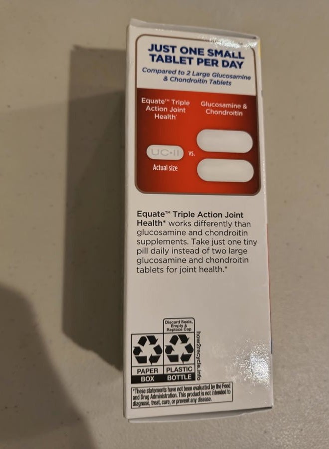 Equate Triple Action Joint Health, 30 Coated Tablets (Compare Move Free Ultra) - Image 4