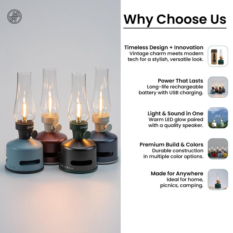KOOKOO MoriMori Design lamp with Loudspeaker (Mint-Green) - Image 4