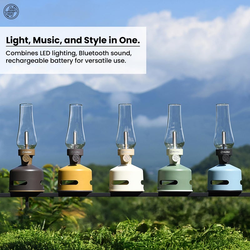 KOOKOO MoriMori Design lamp with Loudspeaker (Mint-Green) - Image 5