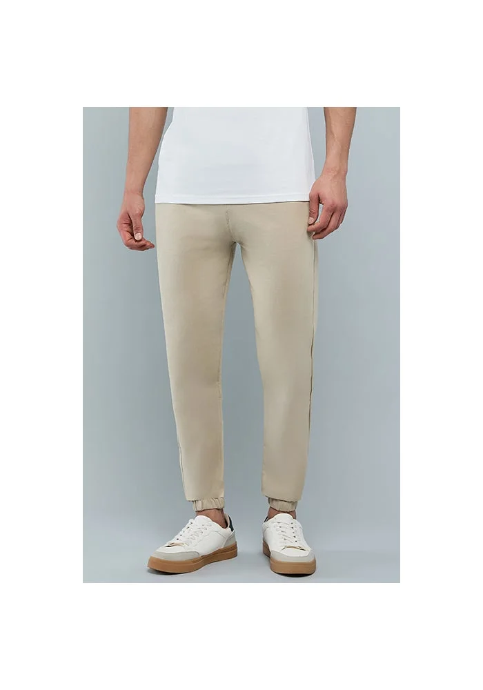 أر أند بي Solid Joggers with Drawstring Waist